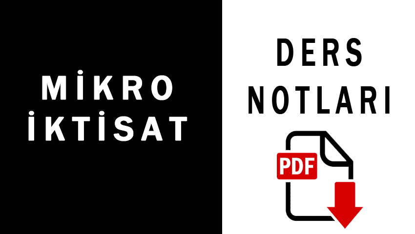 Mikro İktisat Ders Notları PDF
