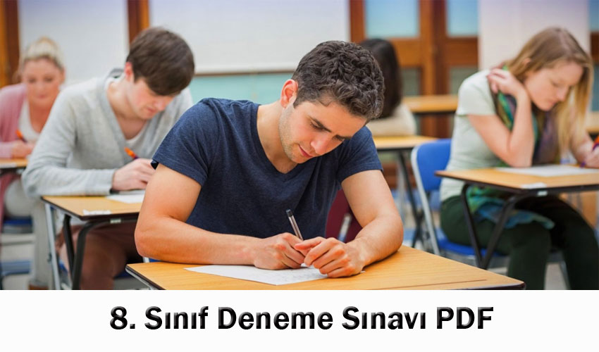 8. Sınıf Deneme Sınavı PDF (Tüm Dersler-Cevap Anahtarlı) | Öğrenci Gündemi